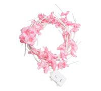 LED Flower Lights - Romantic Artificial Branches, Fairy String Lighting, Reusable Floral Glow, Battery Operated Atmosphere, Warm White Holiday Decor, Pink Petal Lamp For Valentines Day Birthday
