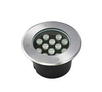 LED Foco Empotrable Al Aire Libre Focos Suelo Led Exterior AC85-265V IP67 A Prueba de Agua Arbol Luces Led Foco de Suelo for Exterior 6 Colores Luminosos, 9 Poder ( Color : Blanco cálido , Tamaño : 12