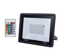 LED Foco Flood Exterior | Focos Luminosos Brillantes Para Exteriores - Iluminación RGB Impermeable con Mando a Distancia para Jardín Patio Trasero y Entrada