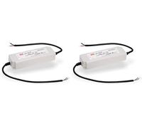 LED Fuente de alimentación 100W 24V 4,2A ; MW MEAN WELL, LPV-100-24 (Paquete de 2)