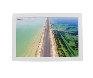 LED -Gabei Foto Frame, Marco de Imagen Digital 17 Pulgadas 16: 10 Relato 100-240V 1080p Calendario de Reloj Resolución para Sala Estar (Enchufe de la UE)