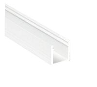 LED-Gigant ST10 - Perfil para tiras de LED (aluminio, para tiras de hasta 10 mm, 1 m, color blanco lechoso