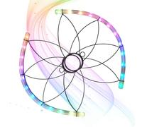 LED Hand Fan - Luminous Flow Stage Props, Vibrant Light Up Dance Accessory with High-Intensity Glow, Visual Performance Gear, Night Show Hardware for Carnival Wedding Club Music Festival Party