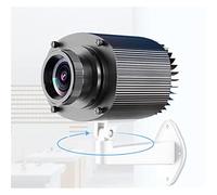 Led HD Cambio de Color Interior o Exterior Ip67 Impermeable Giratorio Publicidad Logo Imagen proyección lámpara GOBO proyector para Vacaciones(HS-55w Outdoor)