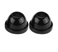 LED Headlight Particle Covers | 75mm Watertight Rubber Gaskets for High - Intensity Discharge / Halogen / Fog Lamps | Direct Fit Particle Proof Caps, 2Pcs Black PVC