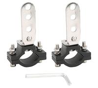 LED Illumination Bar Mounting Clamp | 1.2in Adjustable Bracket for Bull Bar/Roll Cage/Bumper | Slip - Proof Design for Motorcycle Truck SUV ATV