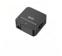 LED indicado para controlador de ventilador PWM Hub 12V DC 6 puertos divisor para sistema de refrigeración PC con entradas de alimentación duales (enchufes CC)