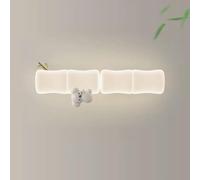 LED Kids Room Cartoon Panda/Monkey/Koala Light White Shape Hardwired Wall Lamp 3 Color Mode Rectangular Art Lighting Fixture for Children Room(Koala,2