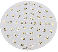 LED lámpara ahorro de energía, fuente de luz, lámpara del panel de techo, lámpara del panel magnético, Fuente de Luz Junta de modificación (Paquete de 5)(Bianco)