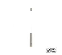 LED Lámpara Colgante Batería Mesa de Comedor Regulable Táctil Ø4 CM Greige 3W