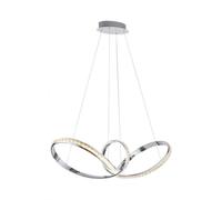 LED Lámpara Colgante Salón en Cromo L:94CM 3000K 5400Lm Pendelleuchte