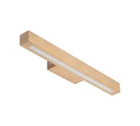 LED Lámpara Cuadros Espejo Madera 46CM Largo Pino 3000K Blanco Cálido Pared