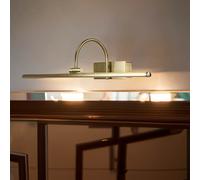 Lámpara LED para cuadros XXL en latón antiguo ancho: 60 cm lámpara de espejo clásica orientable para pasillo baño salón dormitorio lámpara de pared lámpara para cuadros