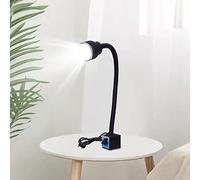 LED Lámpara de trabajo magnética, 10 W, flexible CNC, luz de trabajo de 24 V, iluminación industrial, para banco de trabajo industrial CNC, máquina de coser