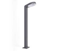 LED Lámpara para exterior 'Jarka' (Moderno) en Gris hecho de Aluminio (90 llamas,) de Lucande | iluminación de senderos, baliza, iluminación de senderos, farola