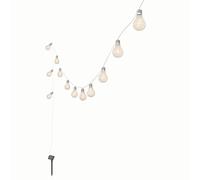 LED Lámpara solar 'Lampini' en Transparente hecho de Plástico (10 llamas,) de Lindby | lámpara de decoración, lámpara solar