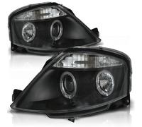 LED Lámparas Angel Eyes Scheinwerfer para Citroen C3 02-09 Negro Delantero