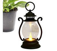 LED Lantern - Retro Battery Operated Camp Lamp, Stylish Vintage Decorative Lighting for Bedroom Living Room Table Desk Display, Ideal for Tabletop Centerpieces and Gift Giving