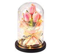 LED Light Dried Bouquet For Women Wife Girlfriend Valentine