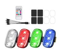 LED Light Set - Wireless RGB 7 Color Remote, Waterproof Bike Decor