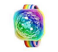 LED Light Up Pulseras - 12 Pack Glow Gadgets | Glow In The Dark Neon Wristbands, Flashing Party Favors For Concierts, Raves, Halloween, Weddings, Kids And Adults, Battery Operated, Set Of 12