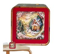 LED Light Wooden | 3D Nightlight Wooden Toy, Creative Interactive Night Light For Kids Adults, Fun Educational, Home Desk Decor, Unique Gift For Learning Play