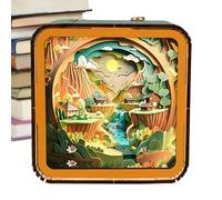 LED Light Wooden | 3D Nightlight Wooden Toy, Creative Interactive Night Light For Kids Adults, Fun Educational, Home Desk Decor, Unique Gift For Learning Play