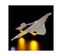 LED Lighting Kit for Lego Icons Airbus Concorde 10318 Building Set Light Set Compatible with Playset 10318 Airbus Concorde