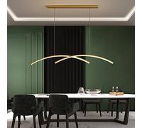 LED Linear Pendant Lighting Contemporary Living Room Dimmable Aluminum Chandelier Adjustable Kitchen Island Hanging Light