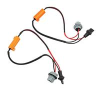 LED Load Resistor 2 Pack | 50W Load Compensator for LED Headlights/Turn Indicators | Sturdy Aluminum Alloy, 12V 5A | Address Hyper Flash & Diagnostic Alerts on Cars/Trucks