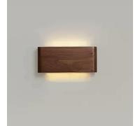 Led Long Strip Wall Sconce, Walnut Modern Wall Light Fixtures, Indoor up and down Wall Lighting for Living Room Bedroom Hallway Corridors, 3 Color Temperature Mode (3000K, 4000K, 6000K)(Up and D/Up An