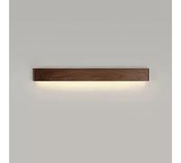 Led Long Strip Wall Sconce, Walnut Modern Wall Light Fixtures, Indoor up and down Wall Lighting for Living Room Bedroom Hallway Corridors, 3 Color Temperature Mode (3000K, 4000K, 6000K)(Up and D/Down