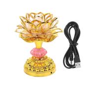 LED Lotus Lamp Buddhist Light Worship Lamp Buddha Lamp Buddhist Hall Decoration