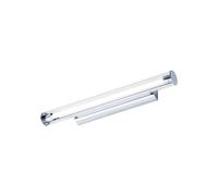 LED Luces de Espejo Cromo Blanco Cálido 3000K 59CM Largo Cristal Metal Aplique