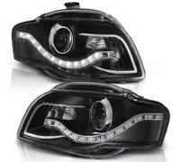 LED Luces Diurnas Design Scheinwerfer Combinado Para Audi A4 B7 05-08 Negro