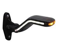 LED Lucidity Luz de gálibo flexible Cobra IZQUIERDA Colgante 12 V 24 V Resistente a los golpes con certificado E