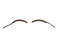 LED Luminous Eyelash Lamp, LED False Eyelashes Light Non Grafting Eyelash Light Fake Eyelash Night Lights for Party Bars Nightclubs (Orange)