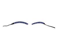 LED Luminous Eyelash Lamp, LED False Eyelashes Light Non Grafting Eyelash Light Fake Eyelash Night Lights for Party Bars Nightclubs (Blue)