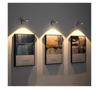 LED, luz de cuadro inalámbrica, pintura recargable con sensor movimiento, luces adhesivas, rotación 360°, di Resistencia a la Corrosión