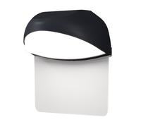 LED Luz de Número Casa Grafito Aluminio IP65 H: 18,4 CM 3000K Exterior Pared