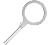 LED Magnifying Glass with Light Handheld 2 LED Light 45x Magnifier Reading Magnifying Glass for Task, Utility, Reading, Jewelry, Crafting, Sewing Fly-Tying Model Painting, Mani Interesting