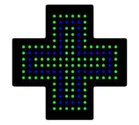 Led Medical Cross Sign,Cross Led Dispensary Sign,With 3 Light Modes,For Church Drugstore Chemist Medicine Clinic Hospital,13.7'' X 13.7'', LJJY-KK
