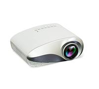 LED mini reproductor de medios caseros portátil 800 lúmenes soporte 1080P reproducción compatible proyector USB (color: melocotón de fruta blanca 5) (melocotón de fruta blanca 5) pequeño regalo