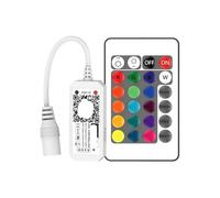 LED monocromático RGB RGBW RGBCCT mini controlador de música JM-S DC5-24V 6A tira luz regulable 5050 2835(RGBW 24Key)