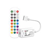 LED monocromático RGB RGBW RGBCCT mini controlador de música JM-S DC5-24V 6A tira luz regulable 5050 2835(RGBW 24Key 1)