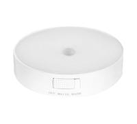 LED Motion Sensor Light - Indoor Rechargeable Round Lamp, Magnetic Closet Cabinet Lighting | Bedroom Kitchen Usage Three Modes Smart Illumination, Wireless Portable Lighting Solution Energy Saving