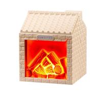 Led Night Light Humidifier - Fireplace Oil Diffuser | 200ml Cold Mist Humidifier | Air Humidifiers | Desk Humidifiers with Led Night Light | Quiet Fireplace Aromatherapy Diffuser for Indoor