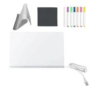 Led Nota Tablero - LED Doodle Tablero incluyendo 7 Muelles de secado rápido para niños,Hoja luminosa - Para Usar en Hogar, Kindergarten, Preescolar, En Viajes e Interior