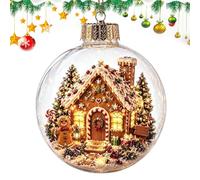 LED para árbol, bola de iluminada, pieza de acento de | Esfera iluminada festiva con bombilla alimentada por pilas, diseño de cuento de hadas para chimenea, entrada, pared