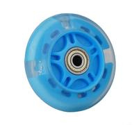 LED para flash Wheel 80mm PU Scooter Rear Light LED para flash(Blue) | Built-in LED lights, 80mm diameter, rear wheel fit, bright night visibility, safe riding